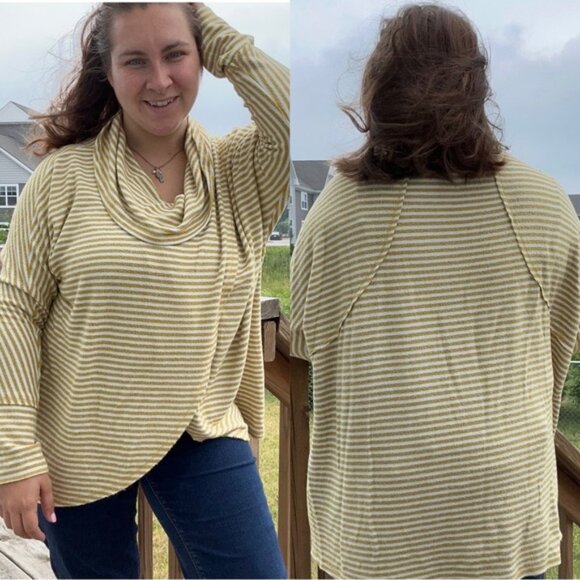 Anthropologie X Saturday/Sunday | Homebound Cowl Neck Tunic | Size Large - Picture 3 of 8